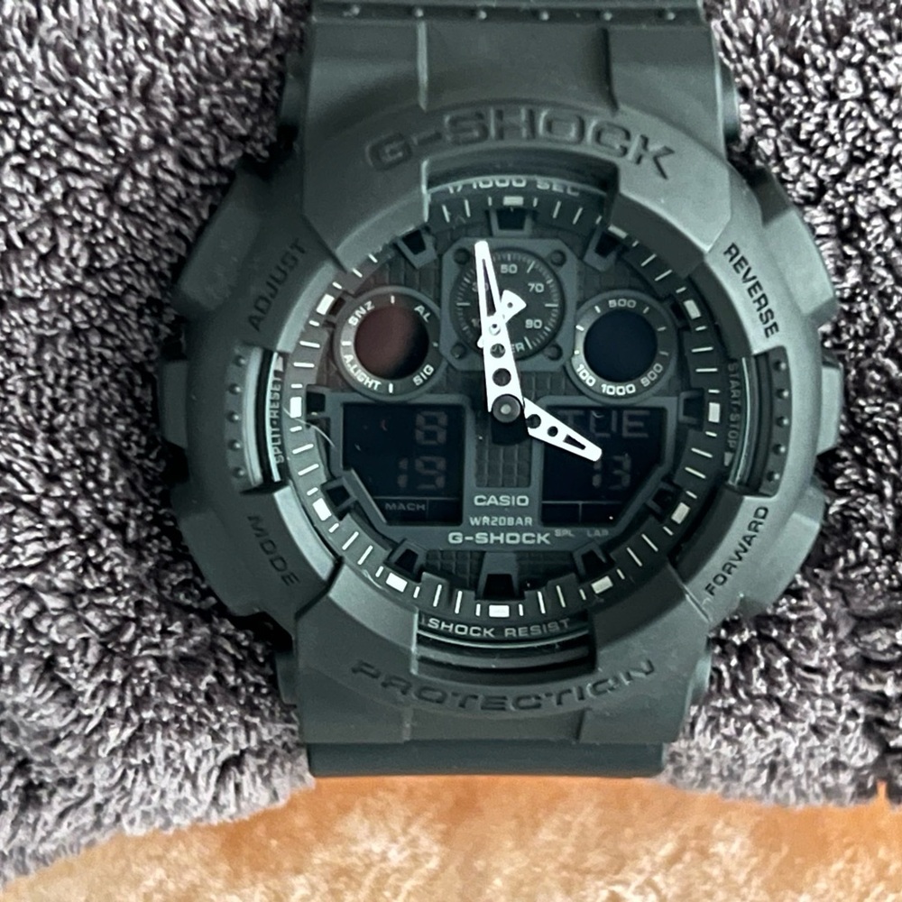 G-Shock Gray Analog-Digital Watch